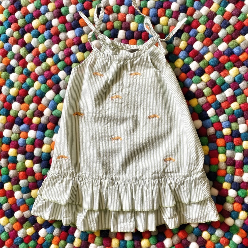 Searsucker Shrimp Dress